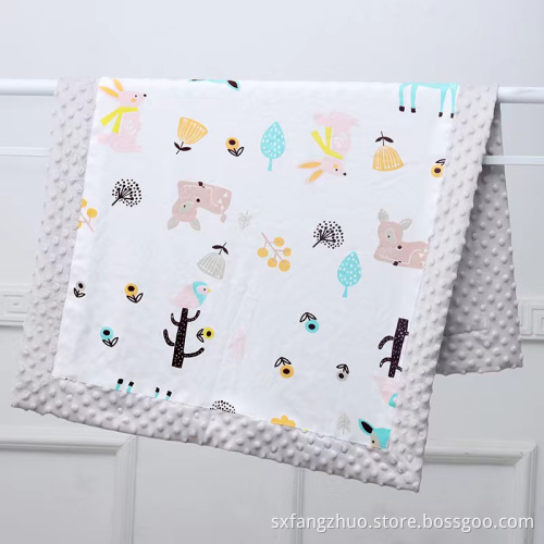 Drucken Fleece Super weiche Großhandel Neugeborene Babydecke
